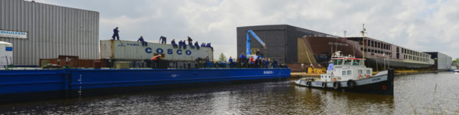 Spectaculaire te water lating S.S. Joie de Vivre